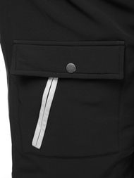 Geacă de iarnă parka bărbați neagră-albă OZONEE O/5832Z