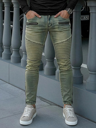 Blugi bărbaţi albaștri OZONEE O/EM8951Z