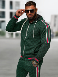 Compleu sport bărbaţi verde OZONEE O/FF5111AB