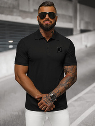 Tricou polo bărbați negru OZONEE NB/MT3105