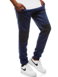 Pantaloni de trening bărbaţi albastru marin OZONEE JS/JZ11015