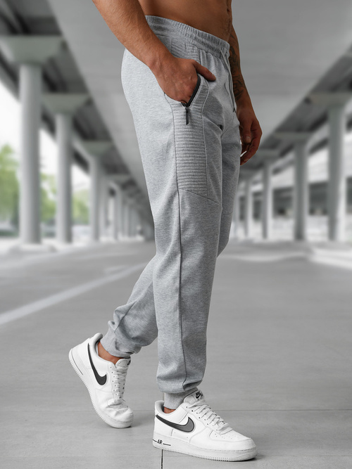 Pantaloni de trening bărbaţi gri OZONEE JS/15K1838/2