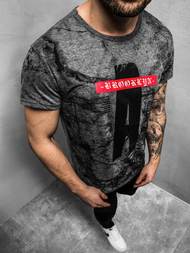 Tricou bărbați antracit OZONEE JS/SS10921Z