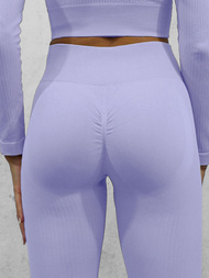 Trening din două piese damă violet deschis OZONEE O/SY2308