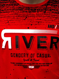 Tricou bărbați rosii OZONEE JS/SS10960