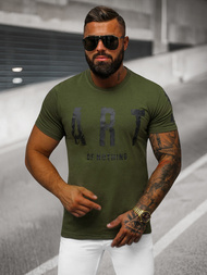 Tricou bărbați verde OZONEE O/8T1263/29