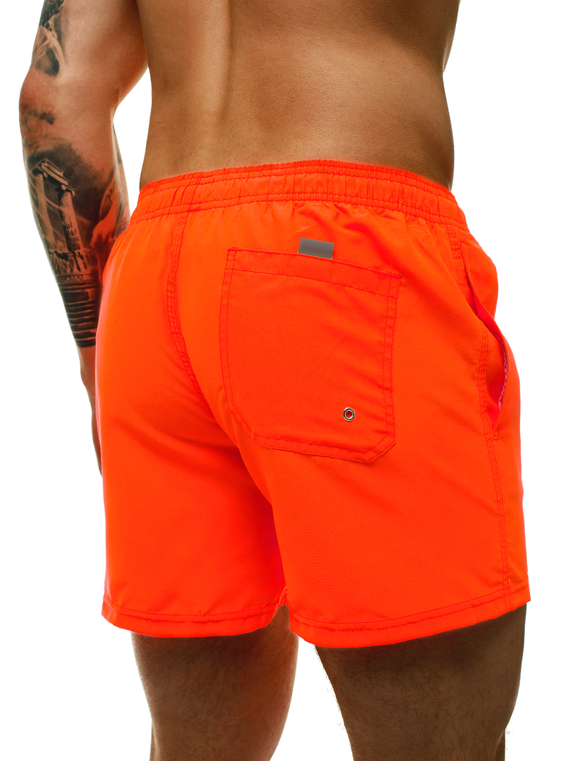 Pantaloni scurti de baie bărbați portocaliu OZONEE ST002-1