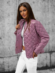 Geacă de femei roz OZONEE O/H956