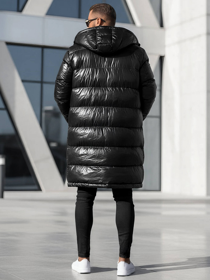 Geacă de iarnă bărbați negru OZONEE O/M3205Z