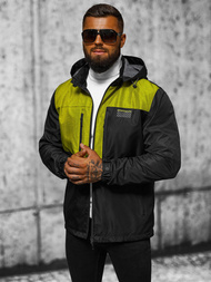 Jachetă bărbați neagră OZONEE JS/22M311/392