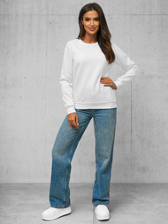 Hanorac femei albă OZONEE JS/W01Z