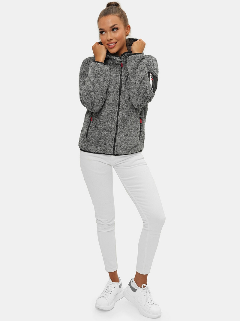 Jachetă femei antracit OZONEE JS/KSW7002