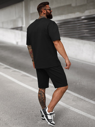 Compleu sport bărbaţi negru OZONEE JS/27C6531/3