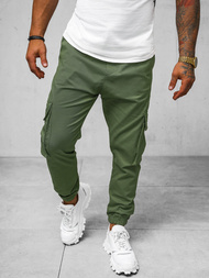 Pantaloni jogger pentru bărbați kaki OZONEE O/G3006Z