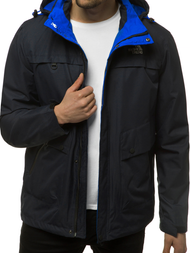 Jachetă de primăvară bărbați albastru marin OZONEE MG/2510