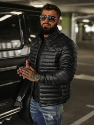 Geacă bărbați neagră OZONEE JS/16M9328/392BZ