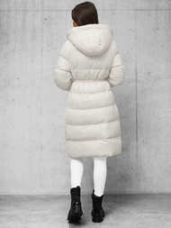 Geacă de femei écru OZONEE JS/5M3253/281