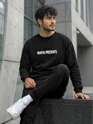 Hanorac bărbați negru OZONEE JS/65B3919/3Z