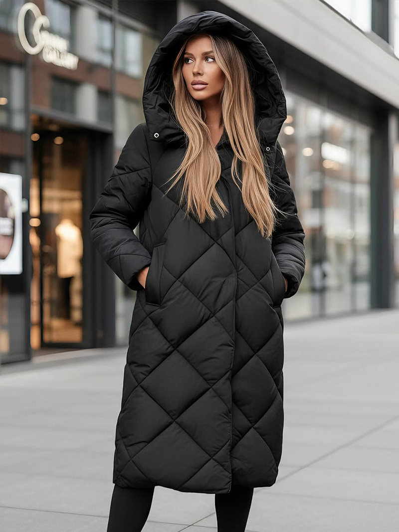 Geacă de femei neagra OZONEE JS/5M3173/392Z