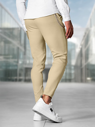 Pantaloni chino bărbaţi bej OZONEE DJ/3300Z