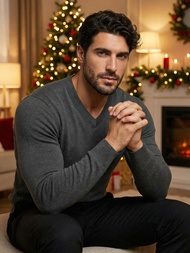 Pulover bărbați antracit OZONEE NB/MMB601/3Z