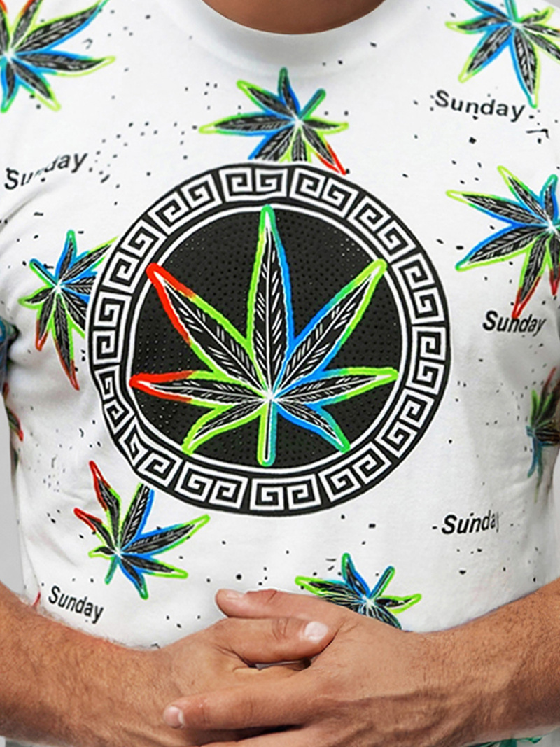 Tricou bărbați alb OZONEE O/T136/1Z