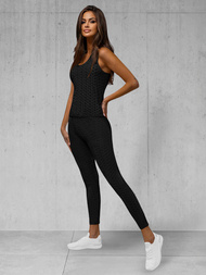 Trening din două piese pentru negru OZONEE JS/YW88037/1Z