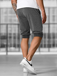 Pantaloni scurți sport bărbați antracit OZONEE JS/XW07/5Z