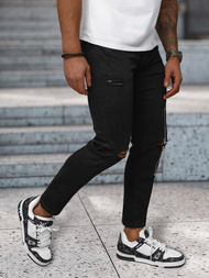 Blugi bărbaţi negri OZONEE NB/MP0087N