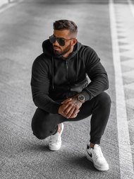 Compleu sport bărbaţi negru OZONEE O/3A150Z