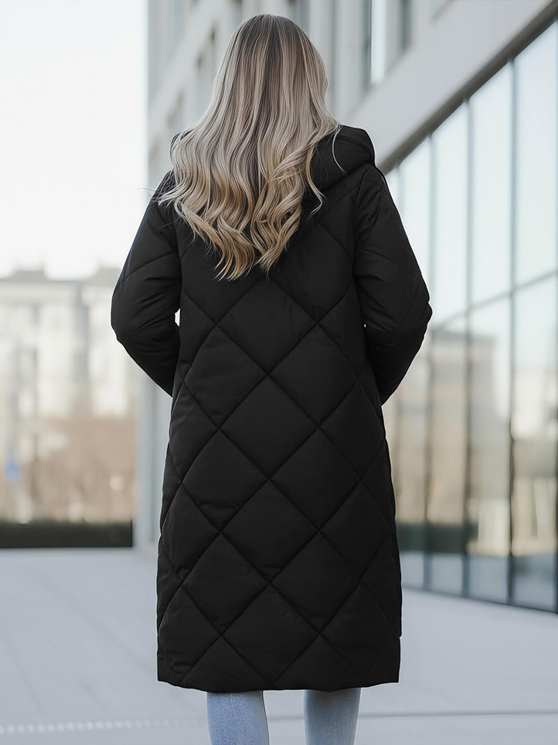 Geacă de femei neagra OZONEE JS/5M3168/392Z