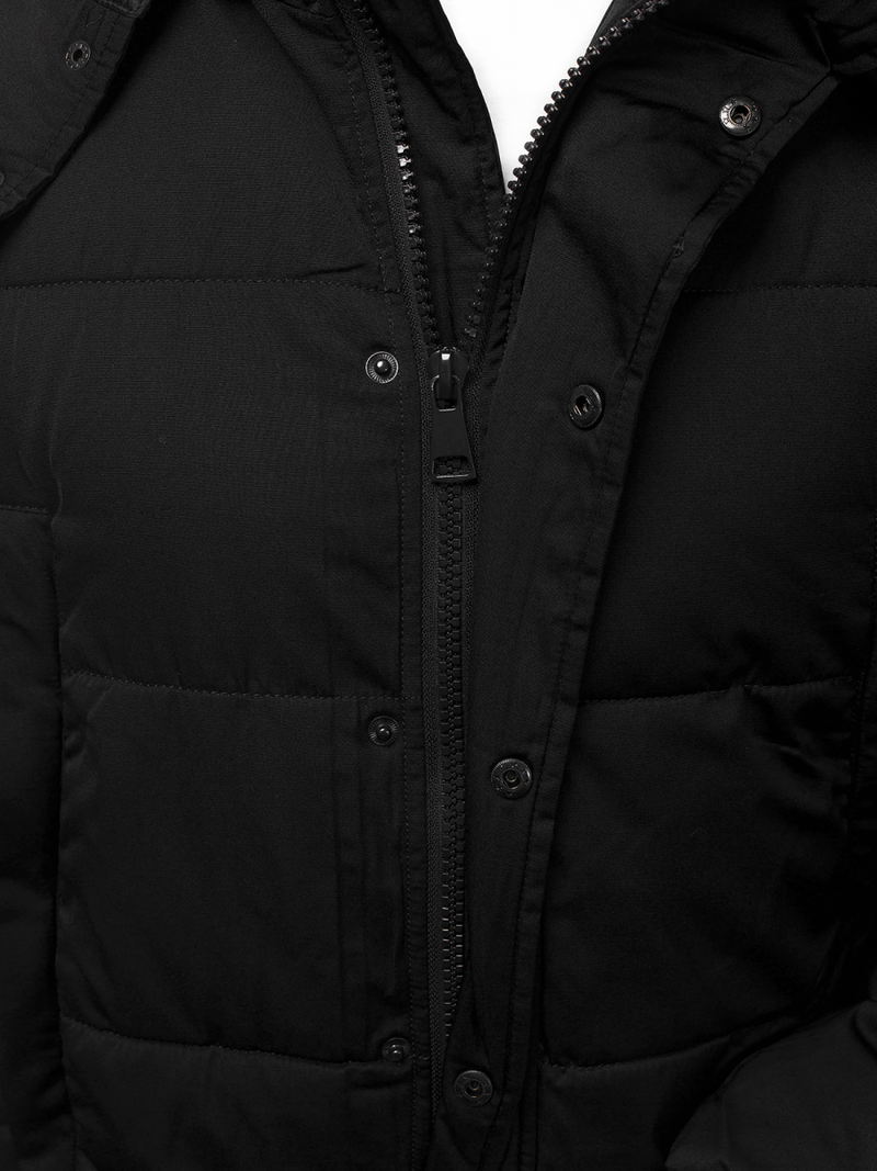 Jachetă bărbați neagră OZONEE JD/336