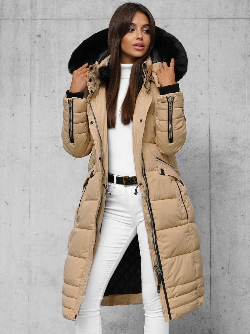 Geacă de femei bej OZONEE O/W377