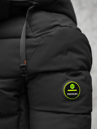 Geacă de iarnă parka bărbați neagră OZONEE JS/22M55/392