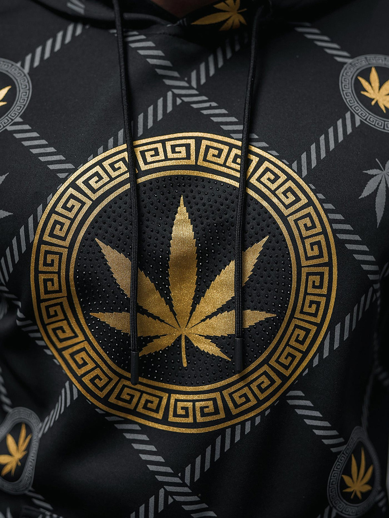 Hanorac bărbați negru OZONEE O/B267Z