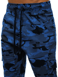 Pantaloni jogger bărbați bleumarin OZONEE A/404