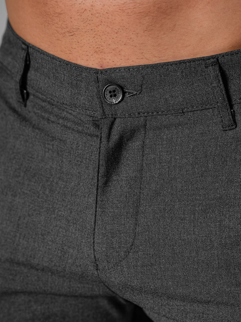 Pantaloni scurti chino bărbați antracit OZONEE DJ/4400Z