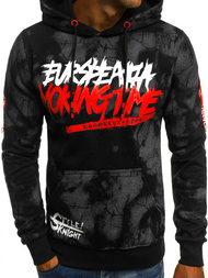 Hanorac bărbați neagră OZONEE JS/DD210Z