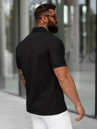 Tricou polo bărbați negru OZONEE NB/MT3121