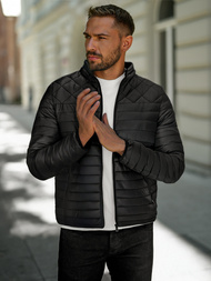 Geacă bărbați neagră OZONEE JS/16M9328/392B