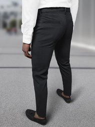 Pantaloni chino bărbaţi negri OZONEE DJ/5526