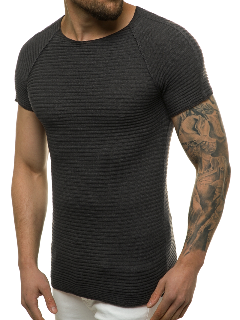 Pulover bărbați albastru antracit OZONEE L/2297