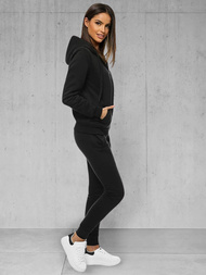 Trening dama doua piese negru OZONEE JS/CKW03