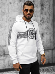 Hanorac bărbați alb OZONEE JS/8B996/1