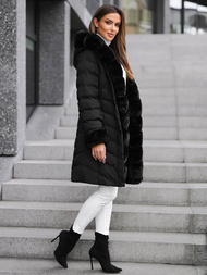 Geacă de femei neagra OZONEE JS/5M3156/392