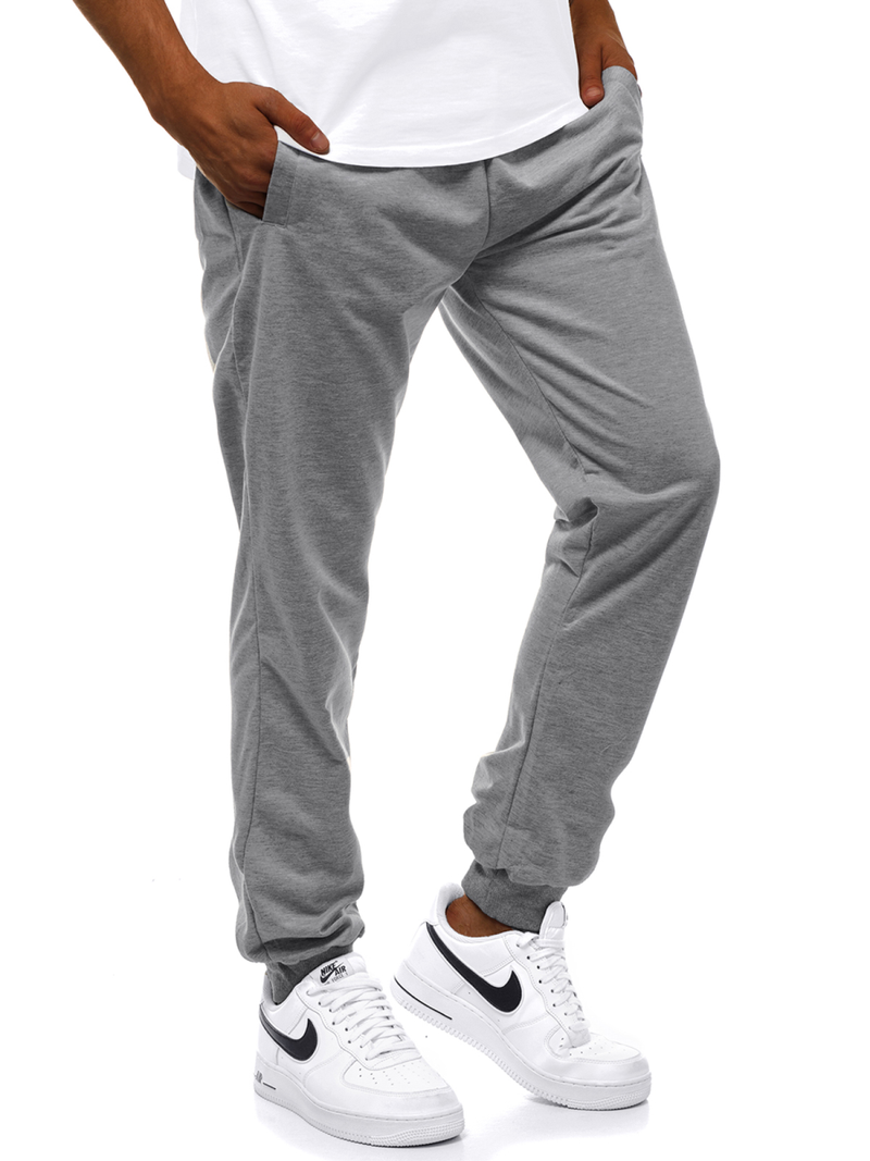Pantaloni de trening bărbaţi gri OZONEE JS/HH02