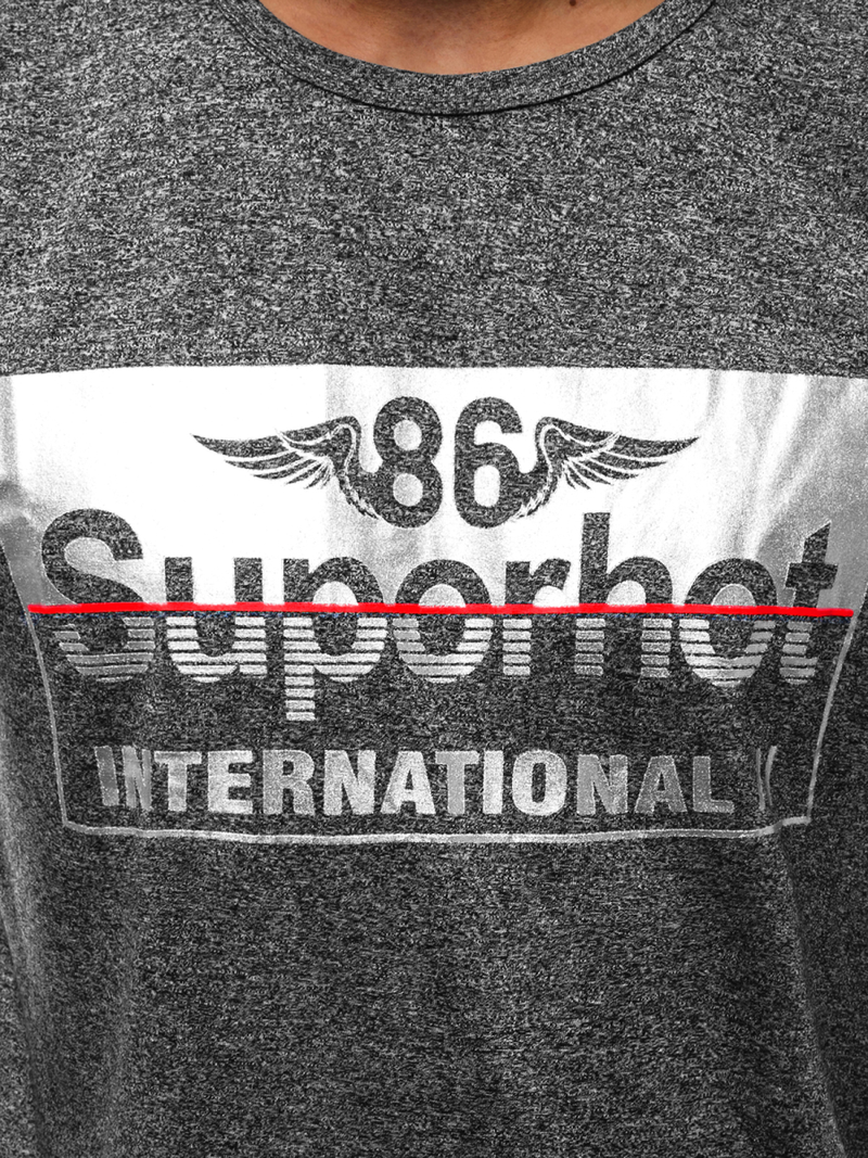 Tricou bărbați negru OZONEE JS/KS2056Z