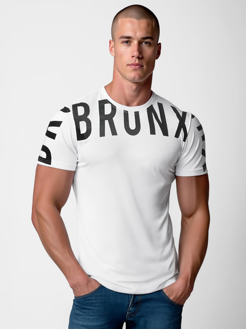 Tricou bărbați alb OZONEE O/8T1265/1Z