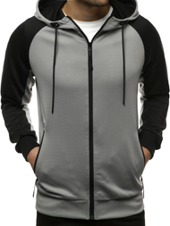 Hanorac bărbați gri OZONEE JS/88006