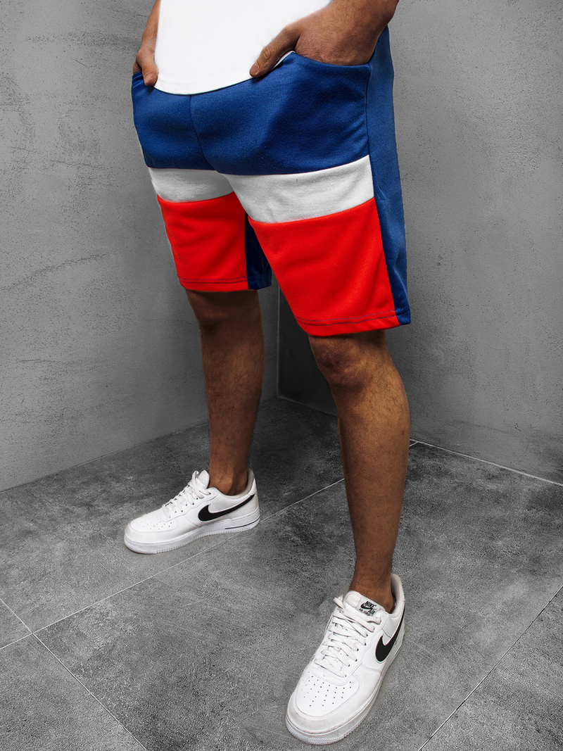 Pantaloni scurți sport bărbați albaștri OZONEE JS/81017Z